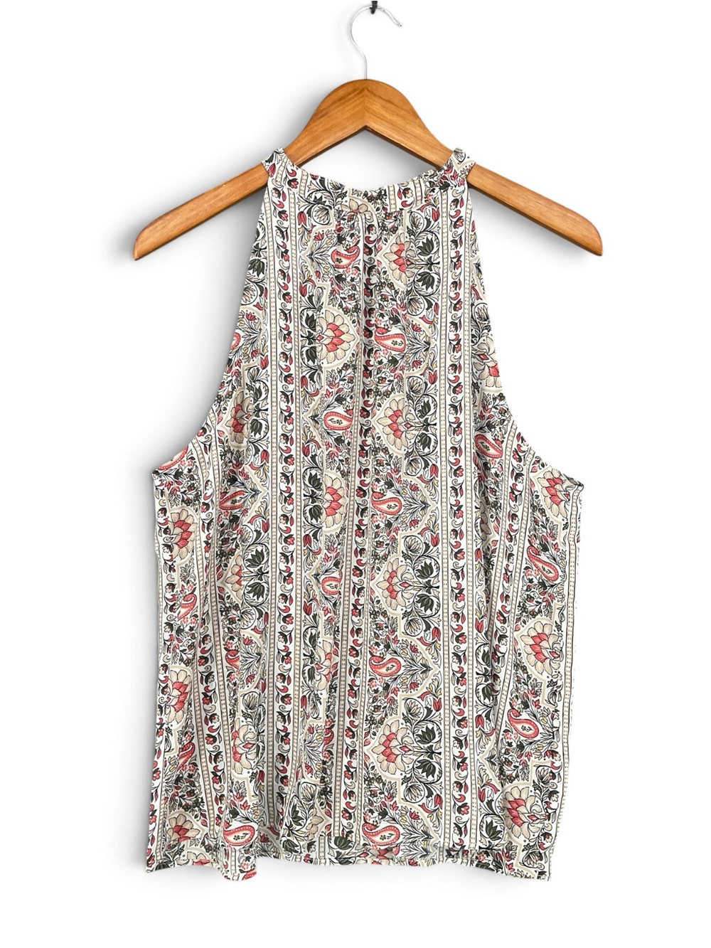 LOFT Outlet Bohemian Floral Paisley Halter Tank Top – Large